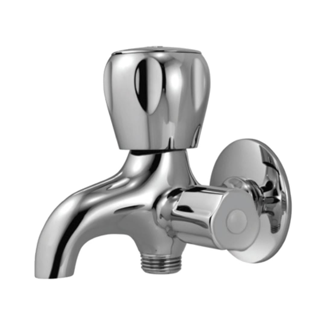 Essco WC Area 2 Way Bib Tap Sumthing Special SQT-CHR-512ANKN - Chrome