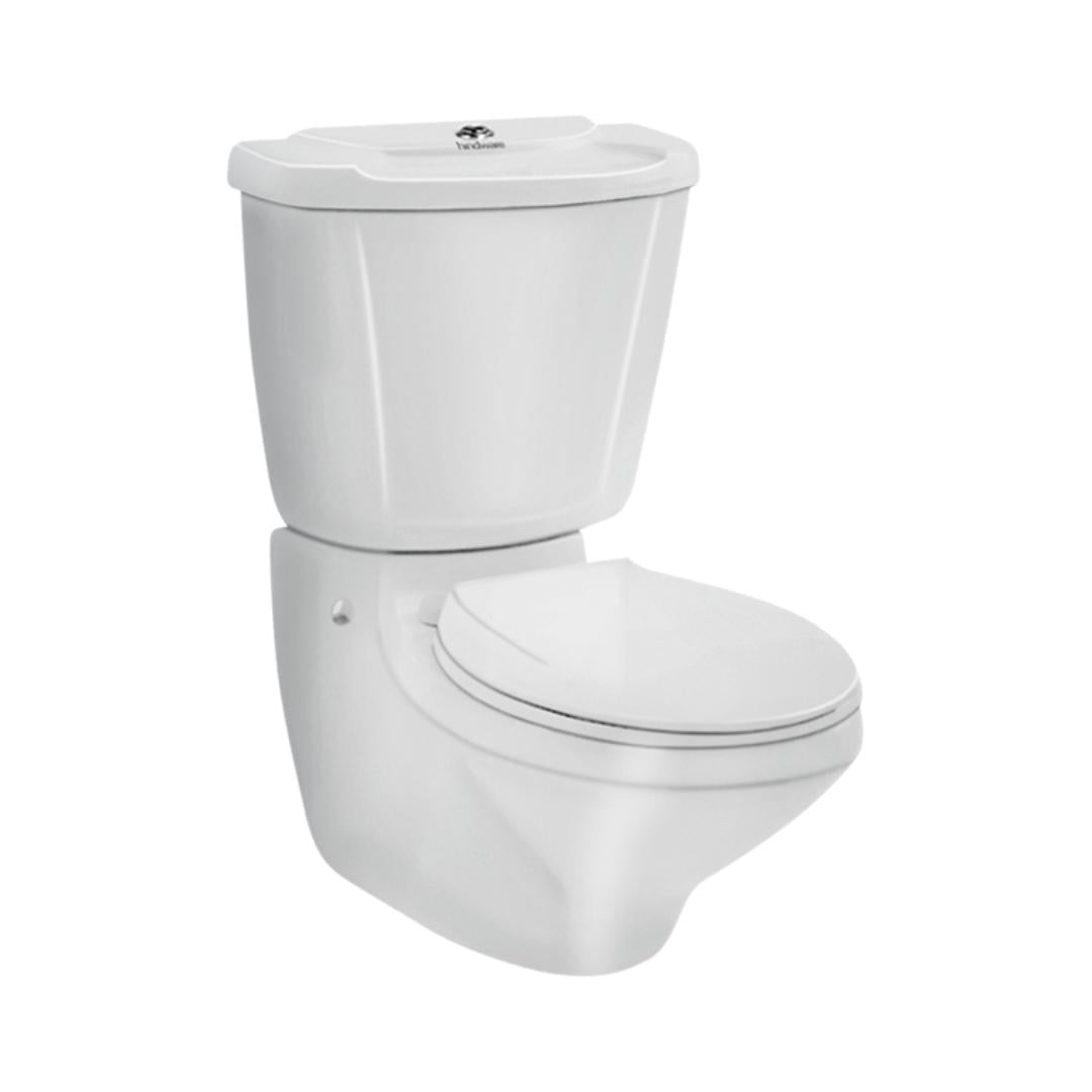 Hindware Extended Wall Mounted White 2 Piece WC Studio 20058 WHITE with P-Trap