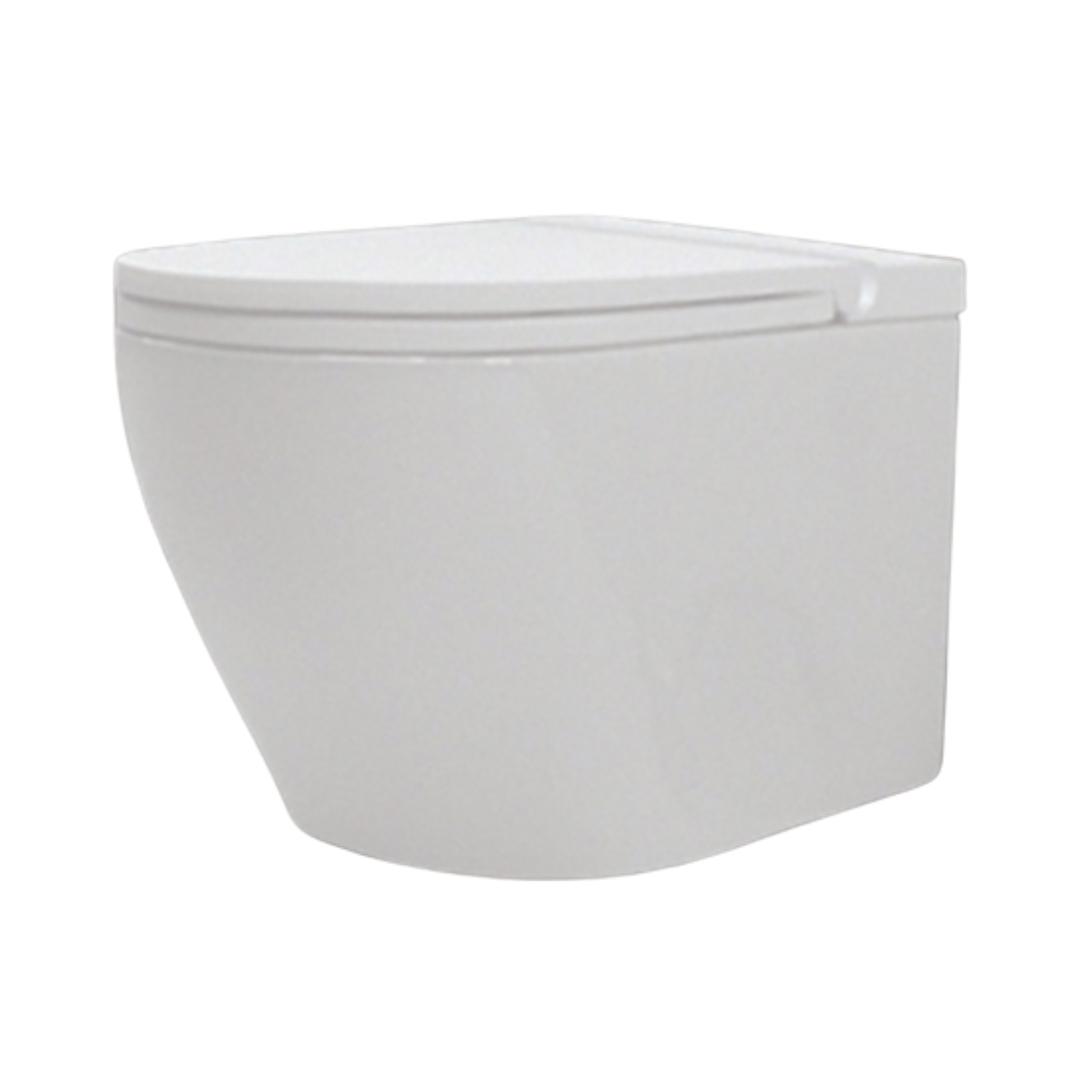 Hindware Wall Mounted White Closet WC Tankless S1 Ewc 92591 WHITE with P-Trap