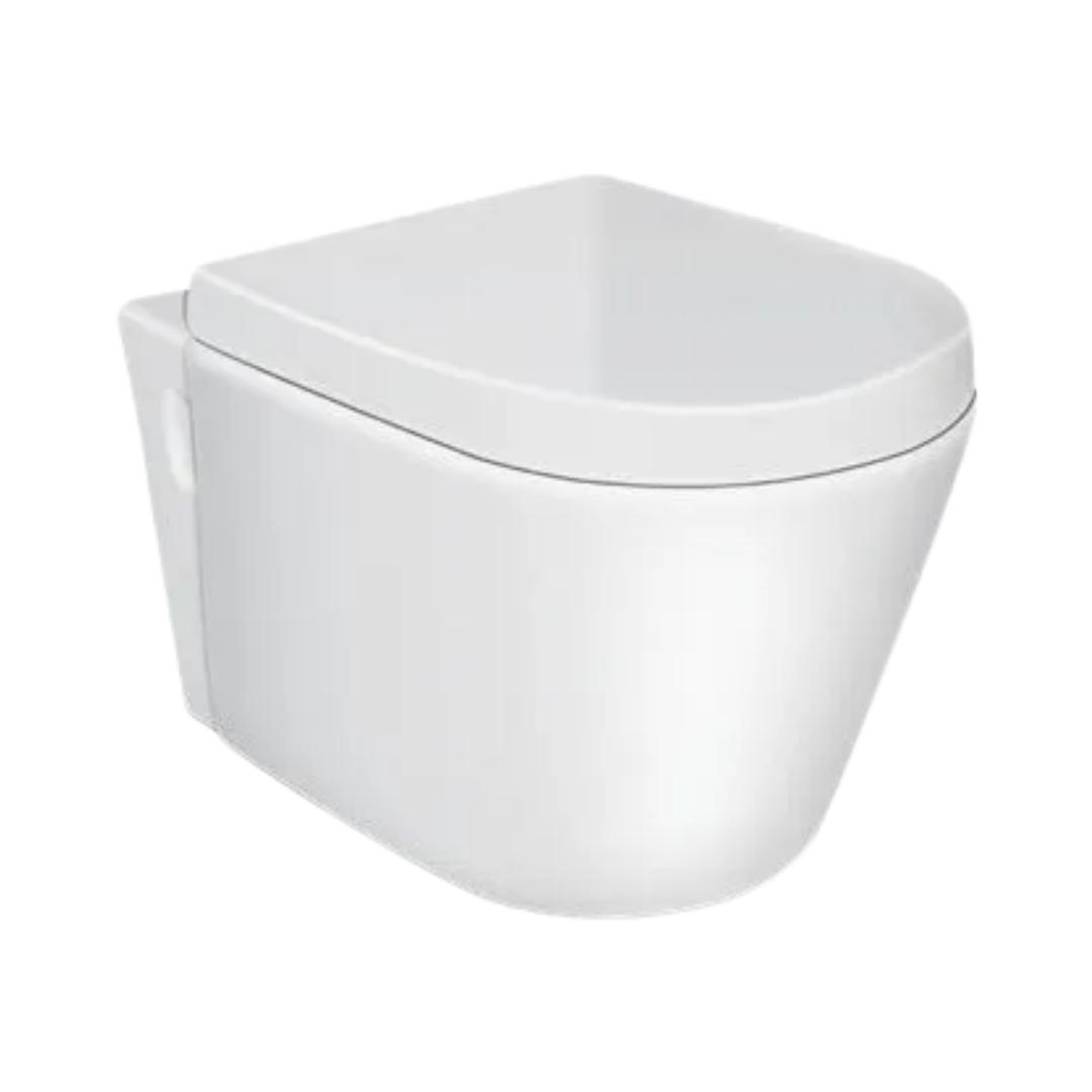 Hindware Wall Mounted White Closet WC Twilight 92092 WHITE with P-Trap