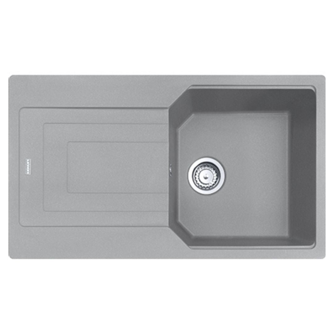 Franke Fragnite Sink Urban Fragranite Series URBAN RANGE UBG 611 211 86 ( 34 x 20 inches )  -  Stone Grey