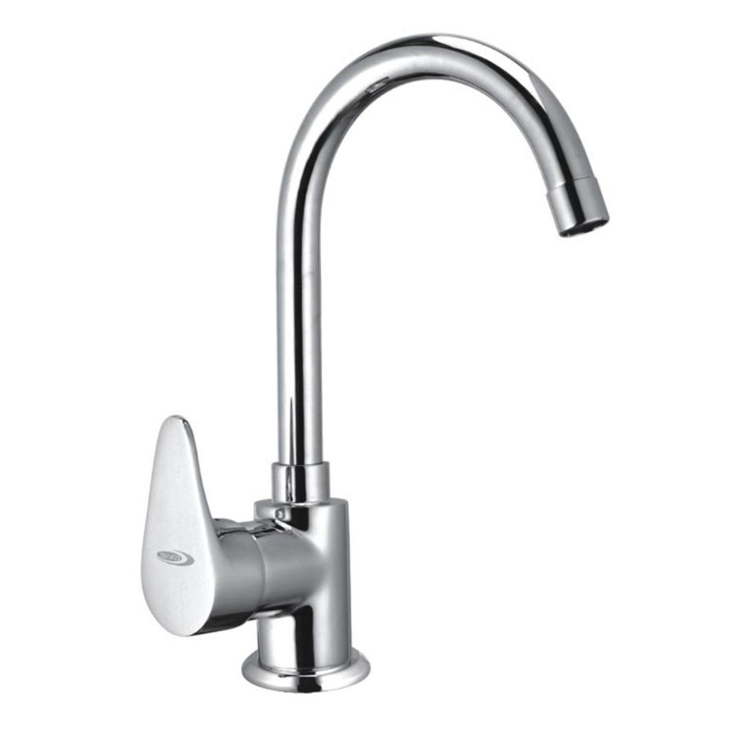 Cavier Table Mounted Regular Kitchen Sink Mixer Volta VL-10-238 with Swinging Spout in Chrome Finish