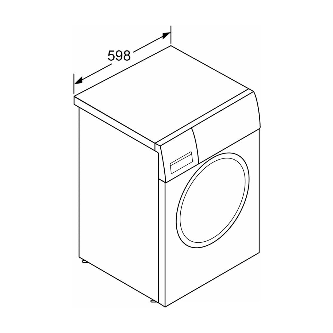 Bosch Fully Automatic Front Loader 9 Kg Washing Machine Series 8 WGA2440XIN