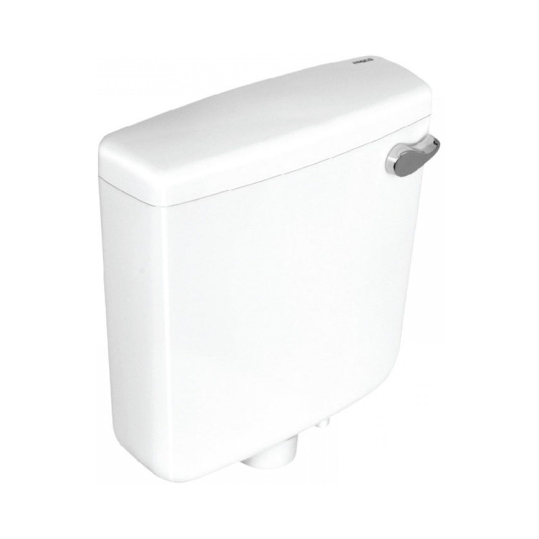 Essco External Wall Mounted Cistern Without Frame WHE-WHT-183NT - White