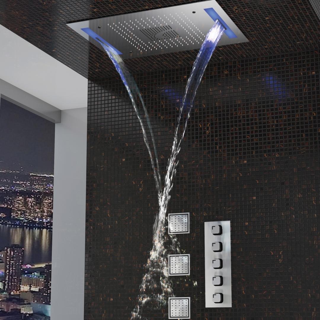 Colston Multi Flow Overhead Shower WISDOM MX - Chrome