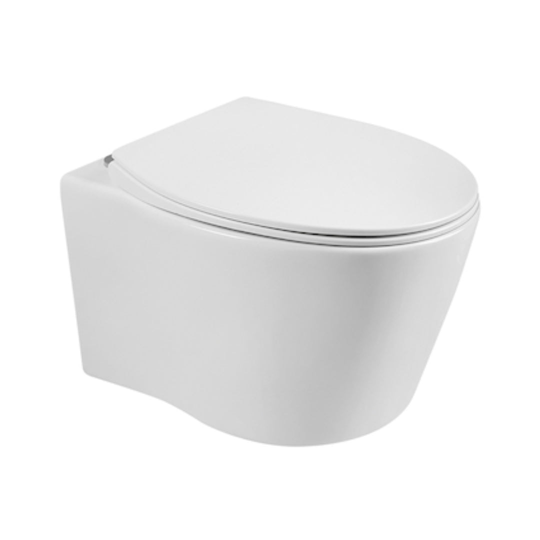Parryware Wall Mounted White Closet WC Zeus Hi-Jet ZEUS HI-JET C8932 with P-Trap