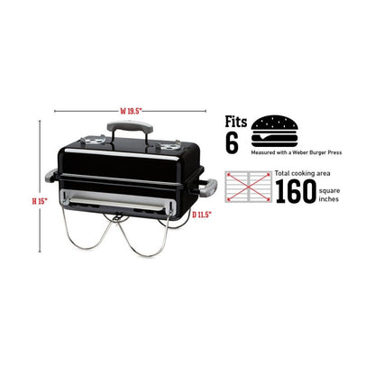 Weber Grill GO ANYWHERE CHARCOAL GRILL 121908