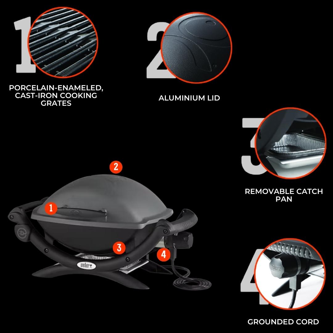 Weber Grill Q 1400 ELECTRIC GRILL 52020044