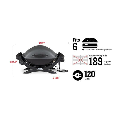 Weber Grill Q 1400 ELECTRIC GRILL 52020044