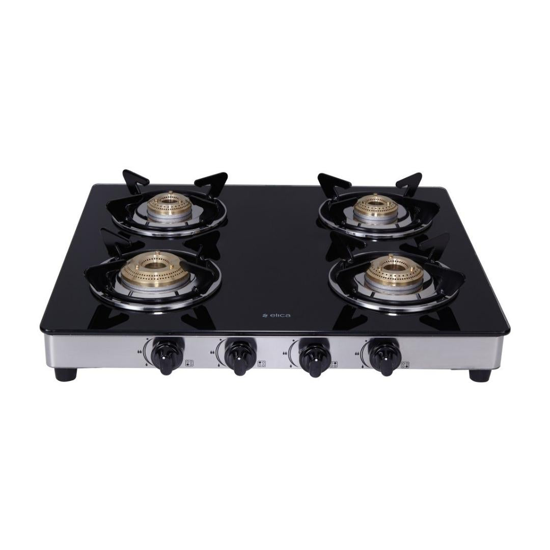 Elica 58 cm 4 Burner Cooktop DT SERIES 594 CT VETRO 1J