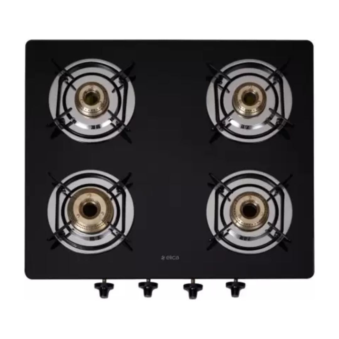 Elica 58 cm 4 Burner Cooktop DT SERIES 594 CT VETRO 1J