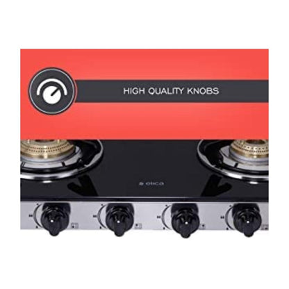 Elica 58 cm 4 Burner Cooktop DT SERIES 594 CT VETRO 1J