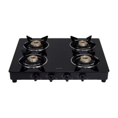 Elica 58 cm 4 Burner Cooktop VETRO SERIES 594 CT VETRO BK