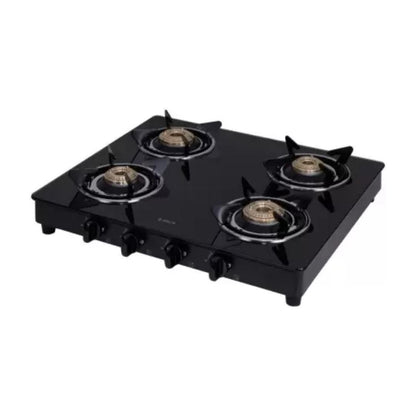 Elica 58 cm 4 Burner Cooktop VETRO SERIES 594 CT VETRO BK