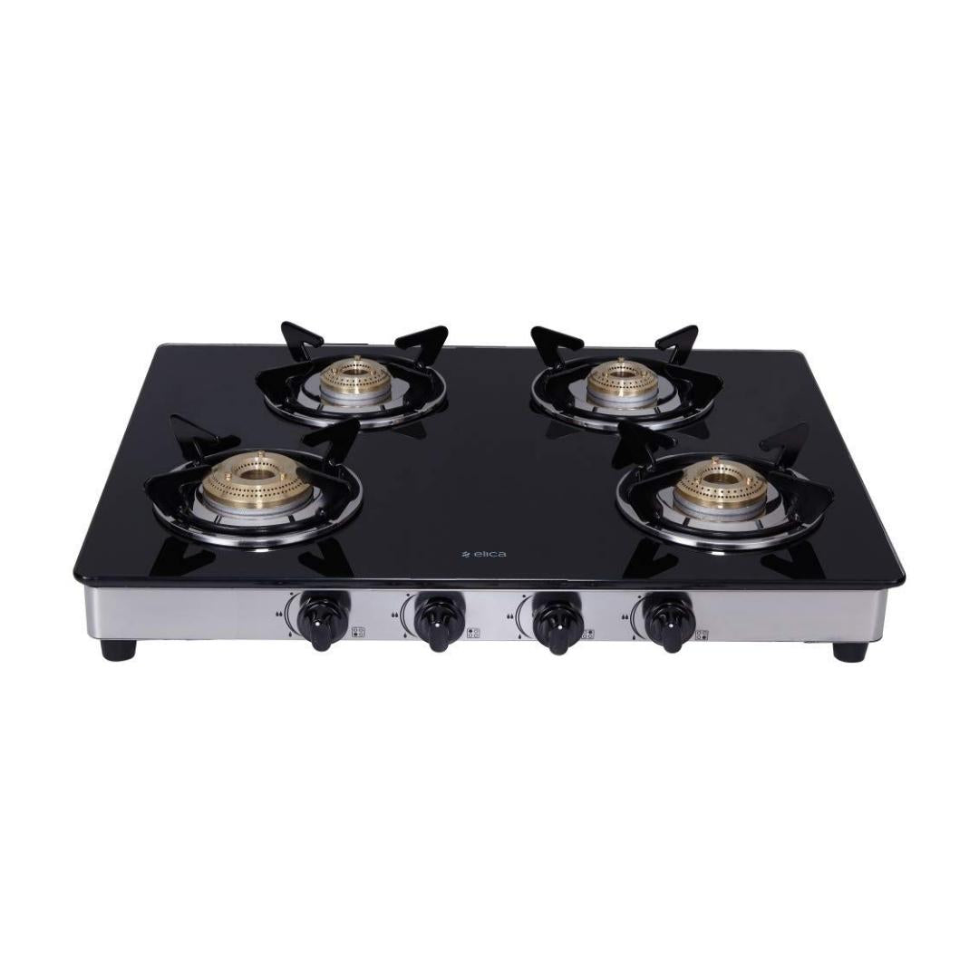 Elica 69 cm 4 Burner Cooktop DT SERIES 694 CT VETRO