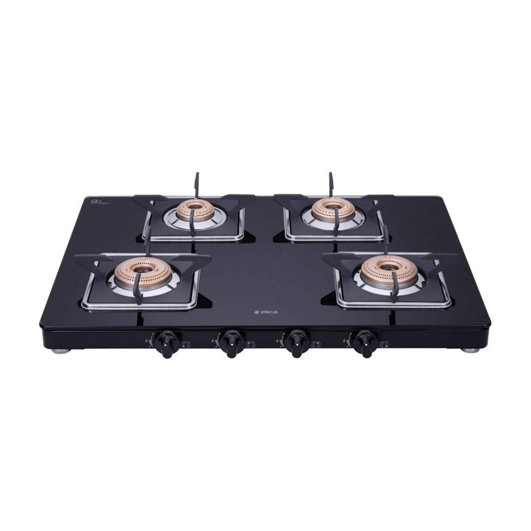 Elica 69 cm 4 Burner Cooktop SLIMLINE SPF 694 CT VETRO