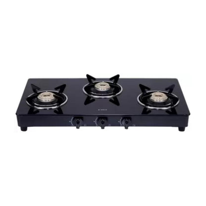 Elica 70 cm 3 Burner Cooktop VETRO SERIES 703 CT VETRO BK