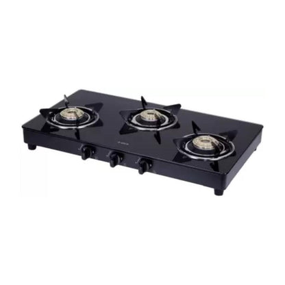 Elica 70 cm 3 Burner Cooktop VETRO SERIES 703 CT VETRO BK