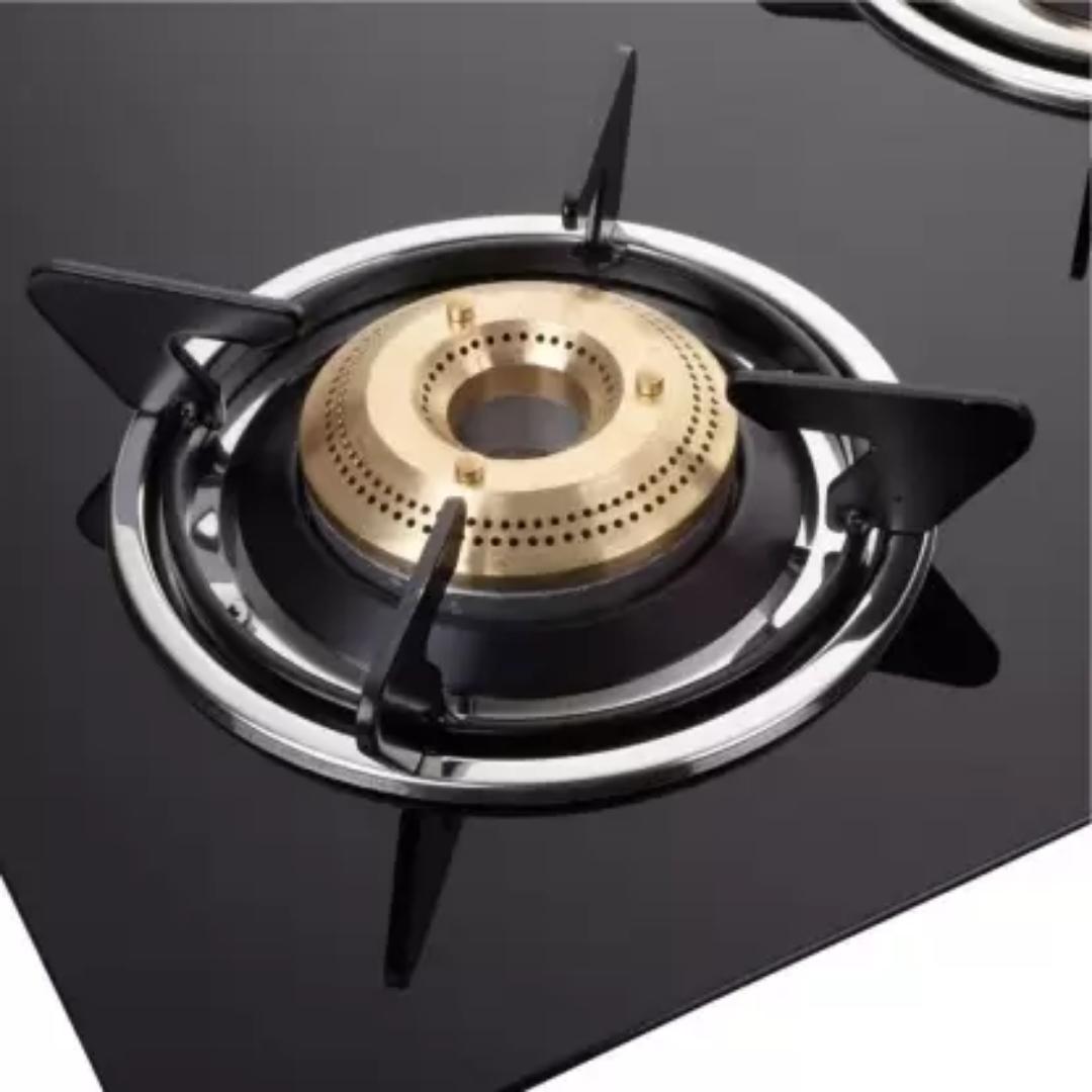 Elica 70 cm 3 Burner Cooktop VETRO SERIES 703 CT VETRO BK