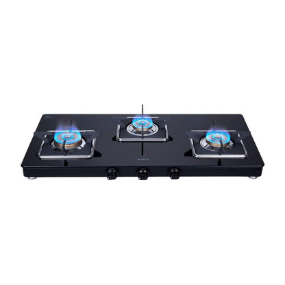 Elica 77 cm 3 Burner Cooktop SLIMLINE SPF 773 CT VETRO