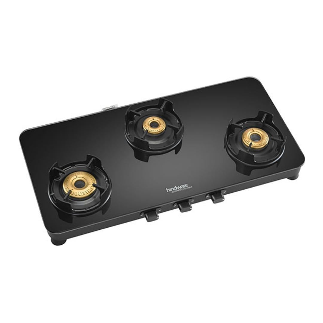 Hindware 77 cm 3 Burner Cooktop Alverio Series ALVERIO 3B