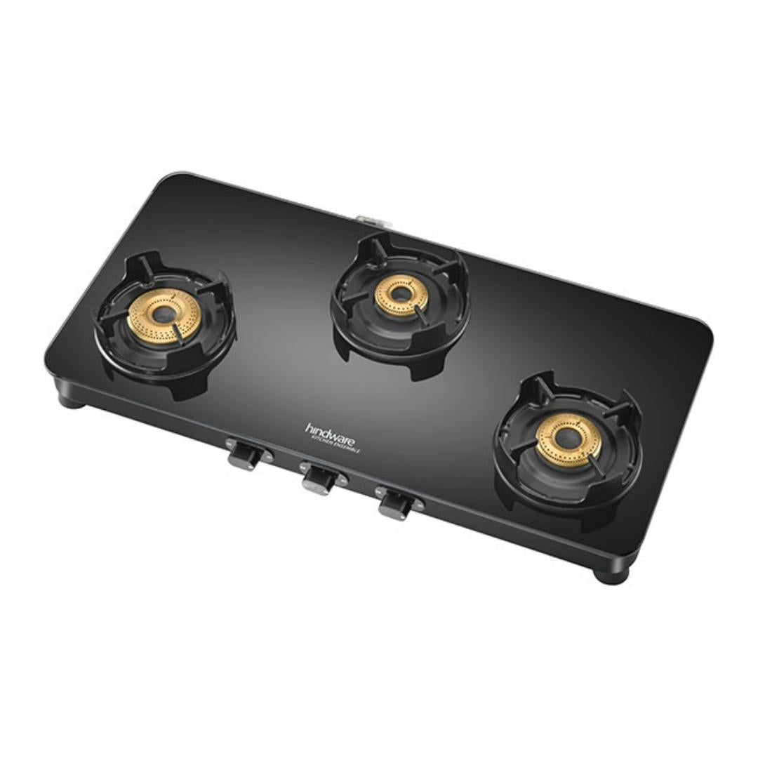 Hindware 77 cm 3 Burner Cooktop Alverio Series ALVERIO 3B