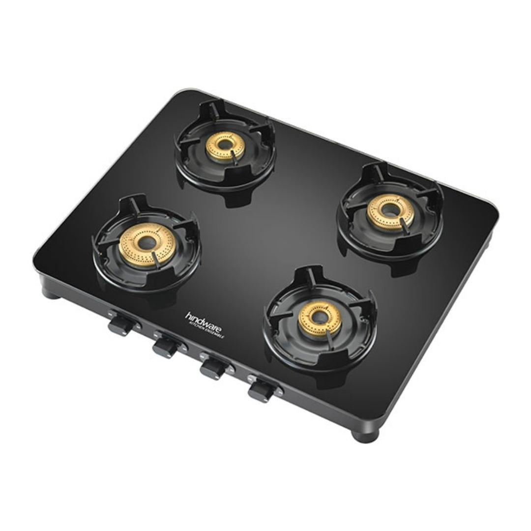 Hindware 63 cm 4 Burner Cooktop Alverio Series ALVERIO 4B