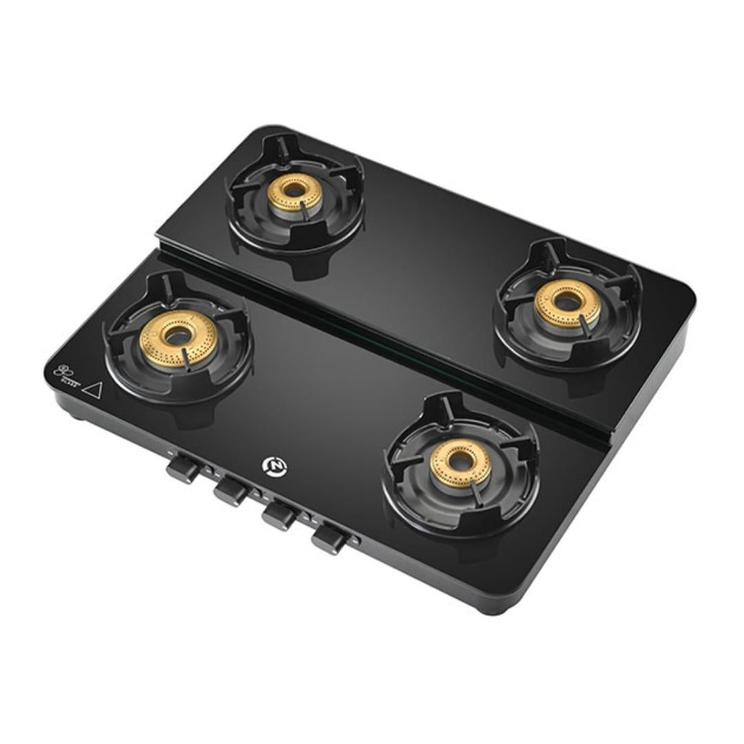 Hindware 63 cm 4 Burner Cooktop Alverio Dplx Series ALVERIO 4B DPLX