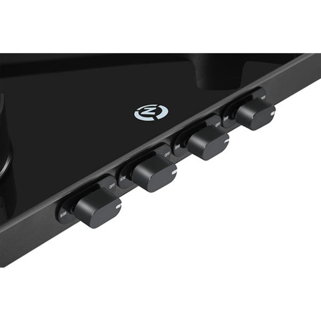 Hindware 63 cm 4 Burner Cooktop Alverio Dplx Series ALVERIO 4B DPLX