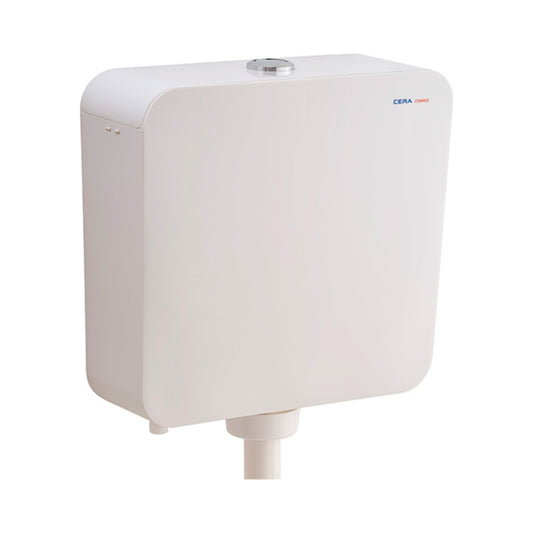 Cera External Wall Mounted Cistern Without Frame B1010111 - Snow White
