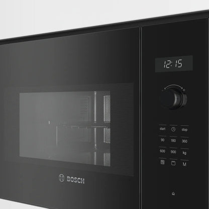 Bosch Built In Oven with Full Steam Function HSG7361B1 + Bosch Built-In Microwave Series 6 BEL554MB0I + Bosch 90 cm Wall Mounted Chimney Self Clean Series DWKA98H60I + Bosch 90 cm 4 Burner Hob Series 6 True Brass 3D PNF9B6G20I