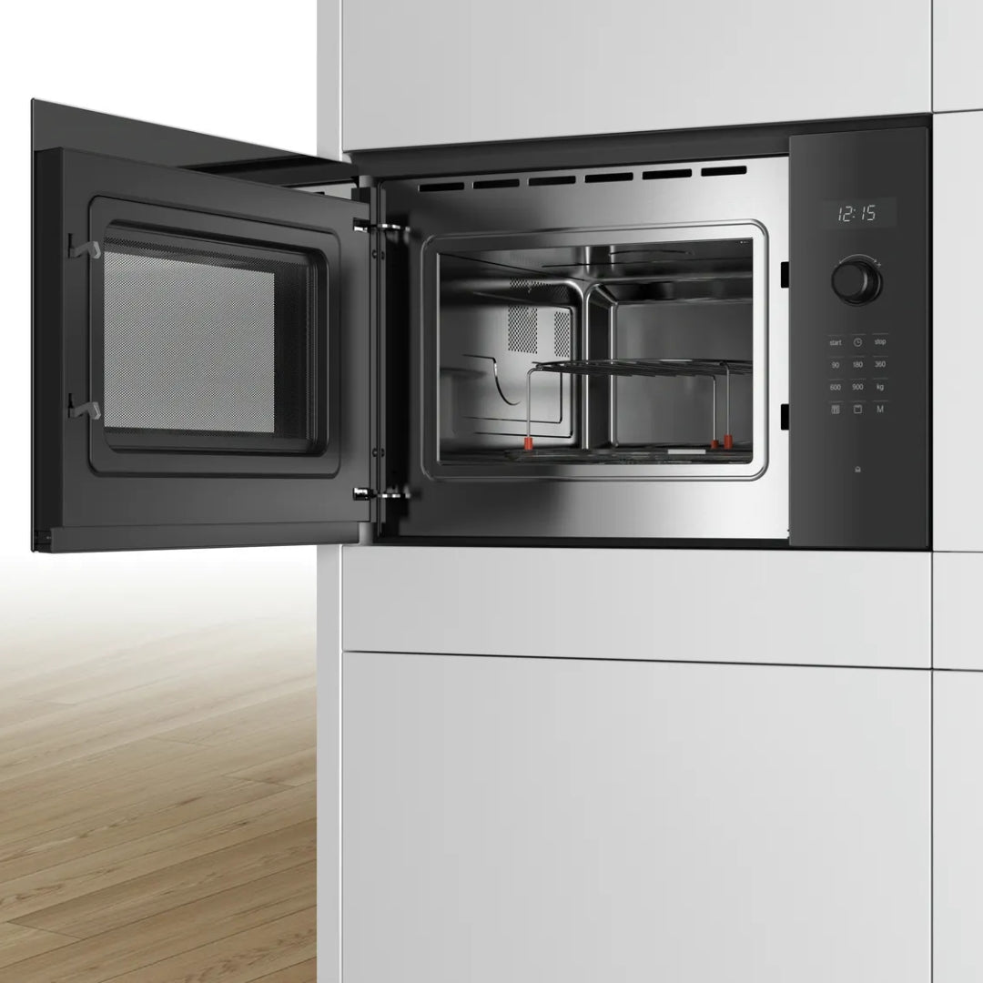 Bosch Built In Oven with Air Fryer Series 4 HUA716EA0I + Bosch Built-In Microwave Series 6 BEL554MB0I