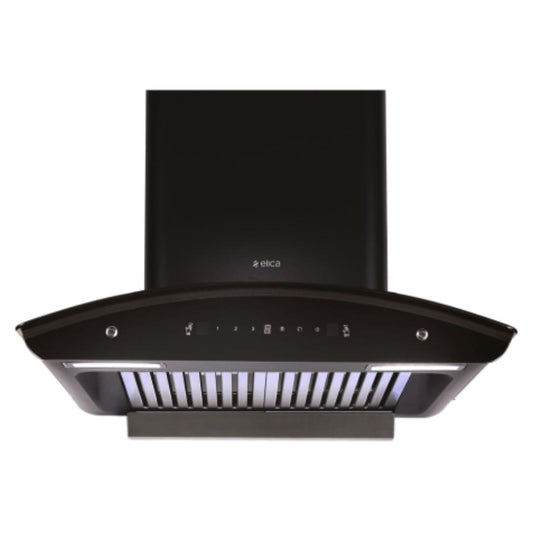 Elica 60 cm Wall Mounted Chimney Auto Clean Hoods Series BFCG 600 HAC LTW MS NERO