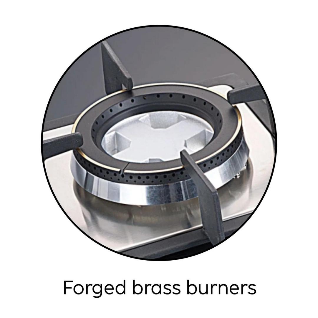 Glen 60 cm 3 Burner Hob BH 1063 SQ DB