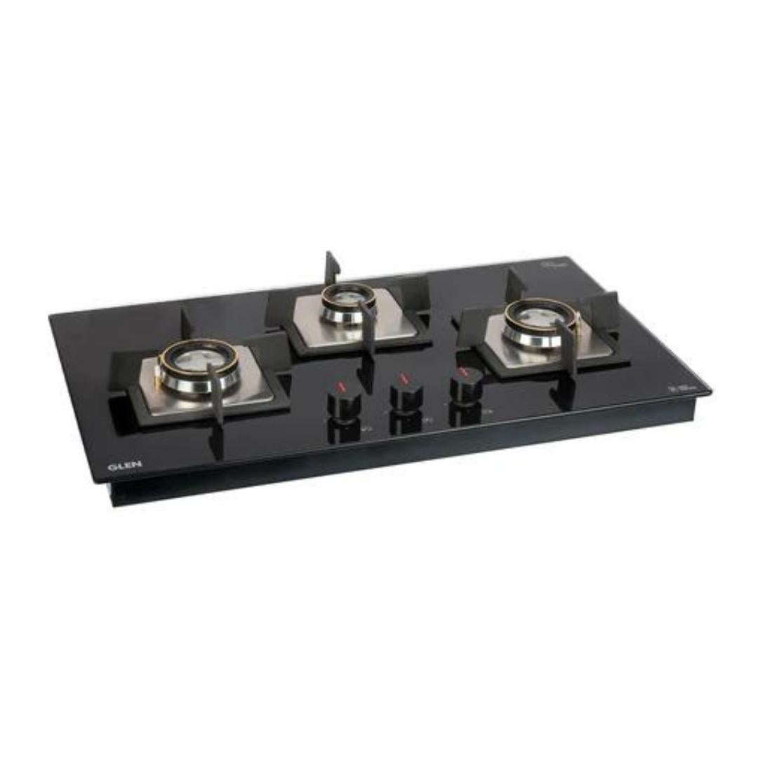 Glen 73 cm 3 Burner Hob BH 1073 SQ HT DB FFD