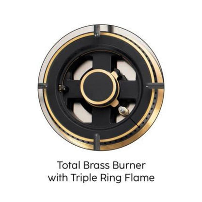 Glen 73 cm 3 Burner Hob BH 1073 SQ HT TOTAL DB TR