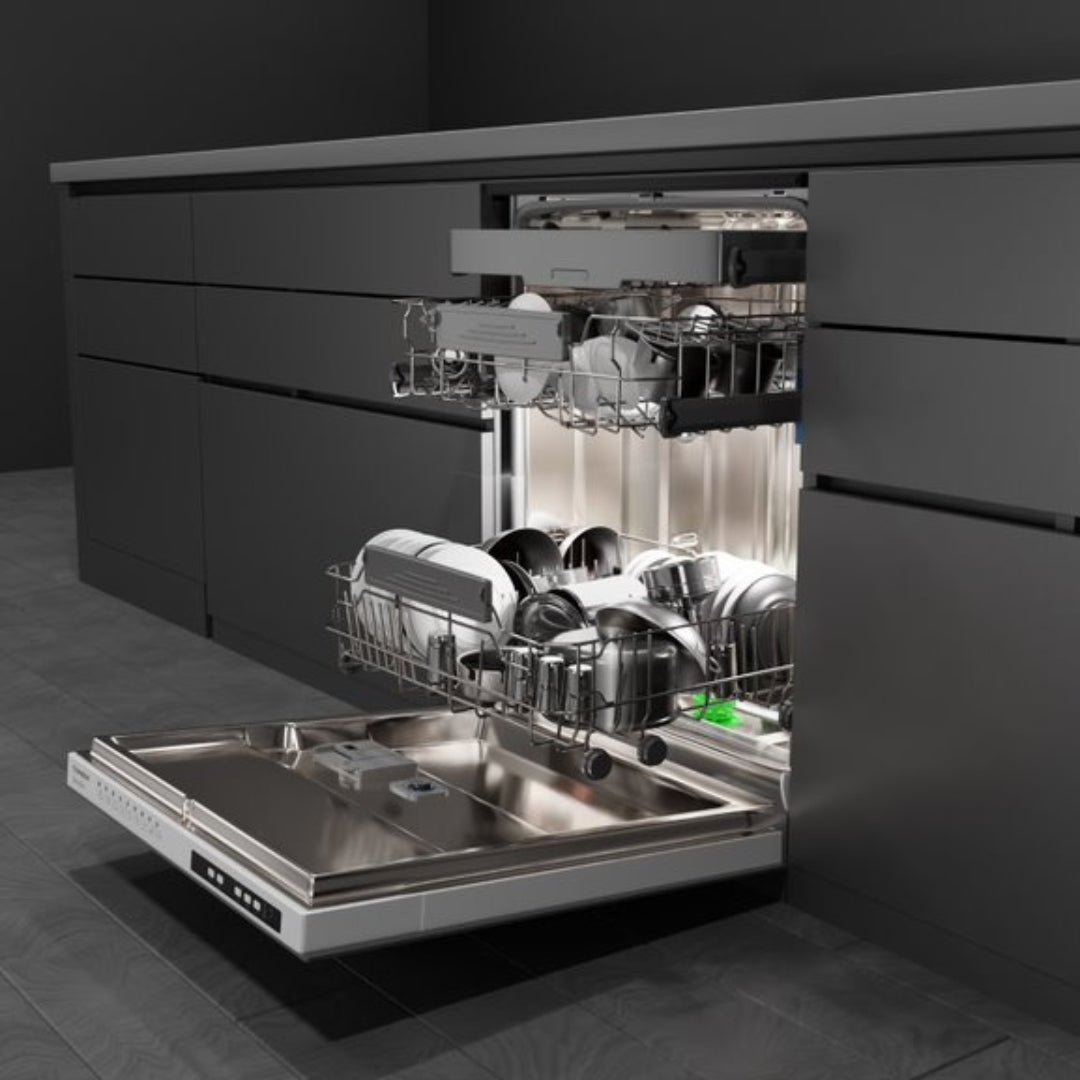 Crompton Built In Dishwasher GrandArt Series BI-DWGAV15PS-FI with 15 Place Settings