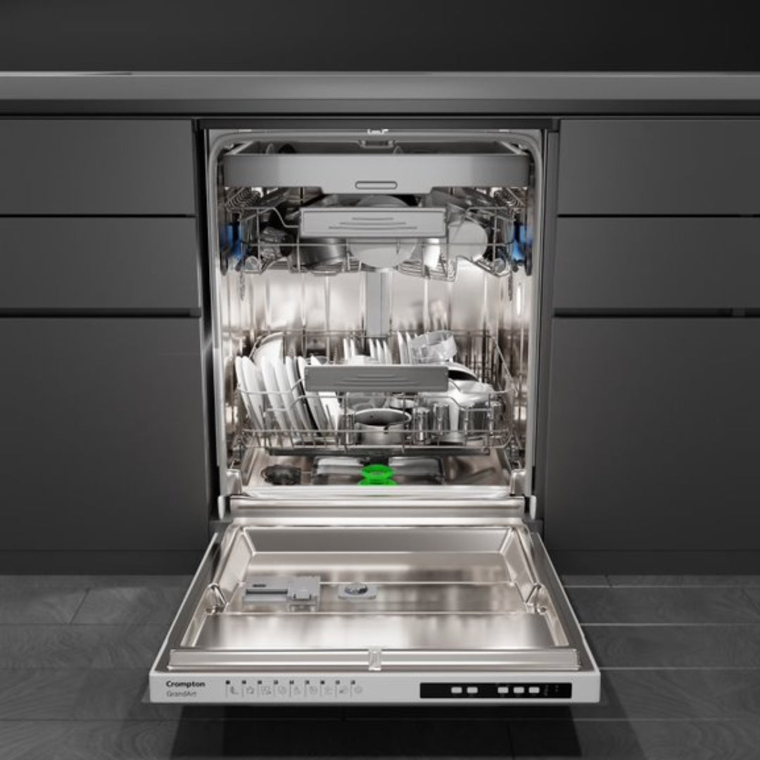 Crompton Built In Dishwasher GrandArt Series BI-DWGAV15PS-FI with 15 Place Settings