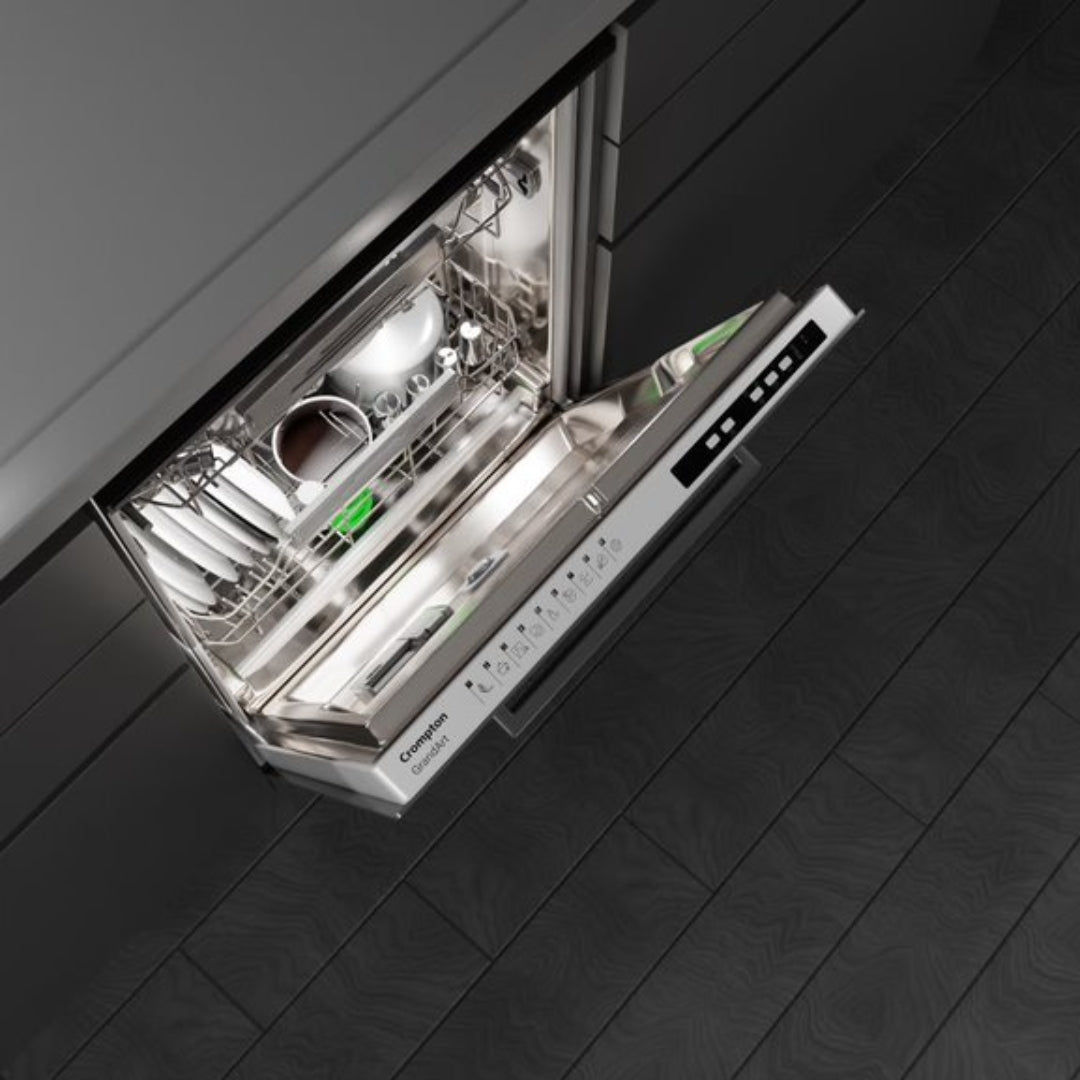 Crompton Built In Dishwasher GrandArt Series BI-DWGAV15PS-FI with 15 Place Settings