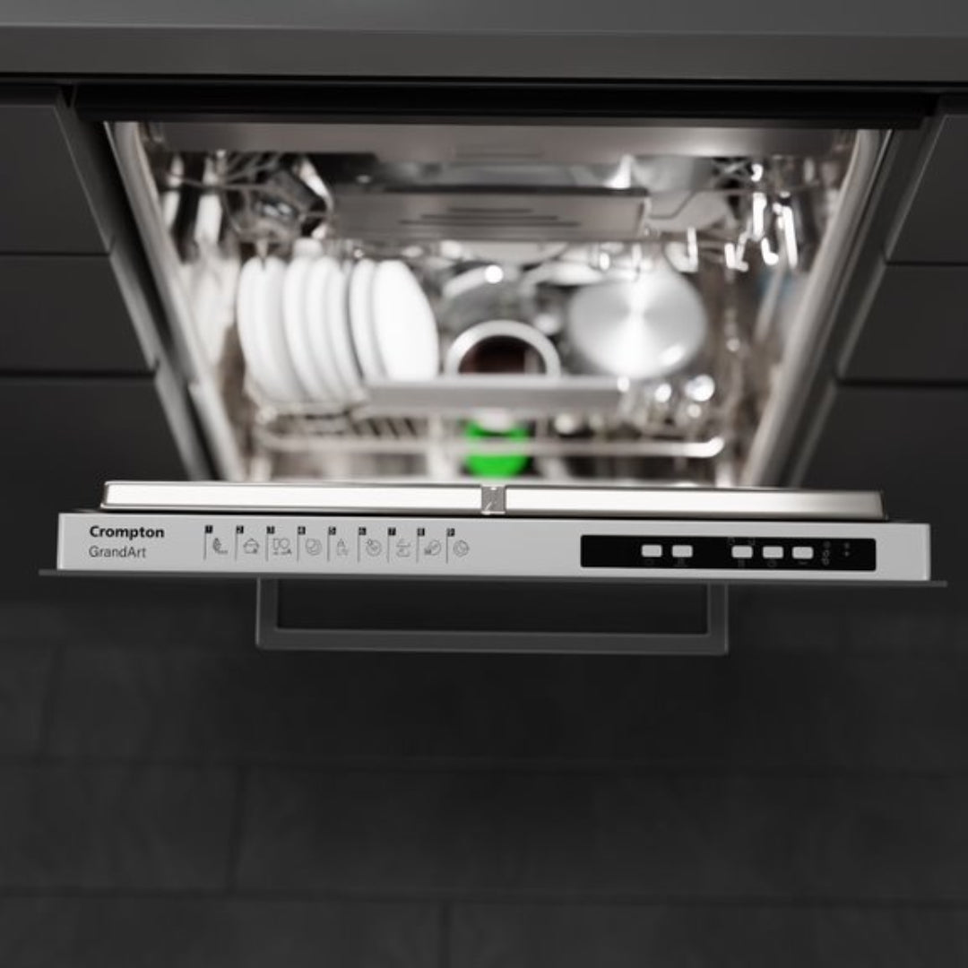 Crompton Built In Dishwasher GrandArt Series BI-DWGAV15PS-FI with 15 Place Settings