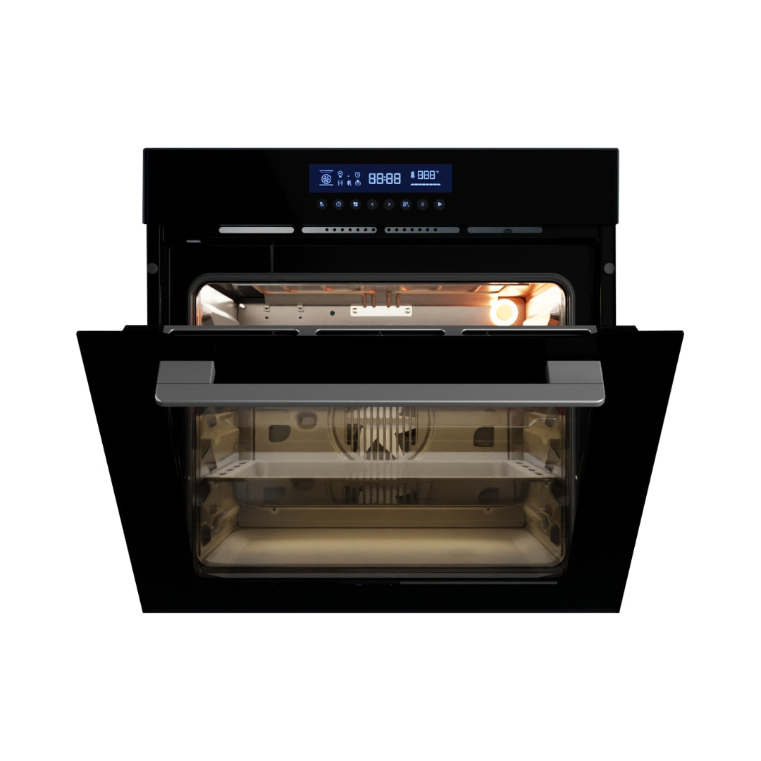 Crompton Built In Oven GrandArt BIO-GAPYRPRO-78L + Crompton Built-In Convection Microwave GrandArt Series MWO-GACON25L-MBL