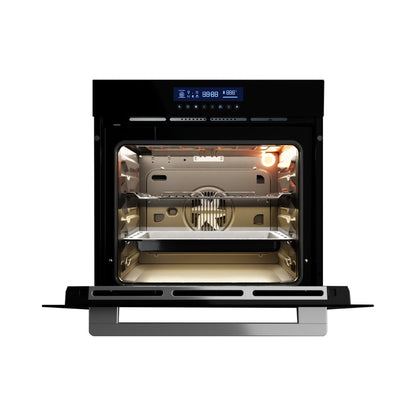 Crompton Built In Oven GrandArt BIO-GAPYRPRO-78L + Crompton Built-In Convection Microwave GrandArt Series MWO-GACON25L-MBL