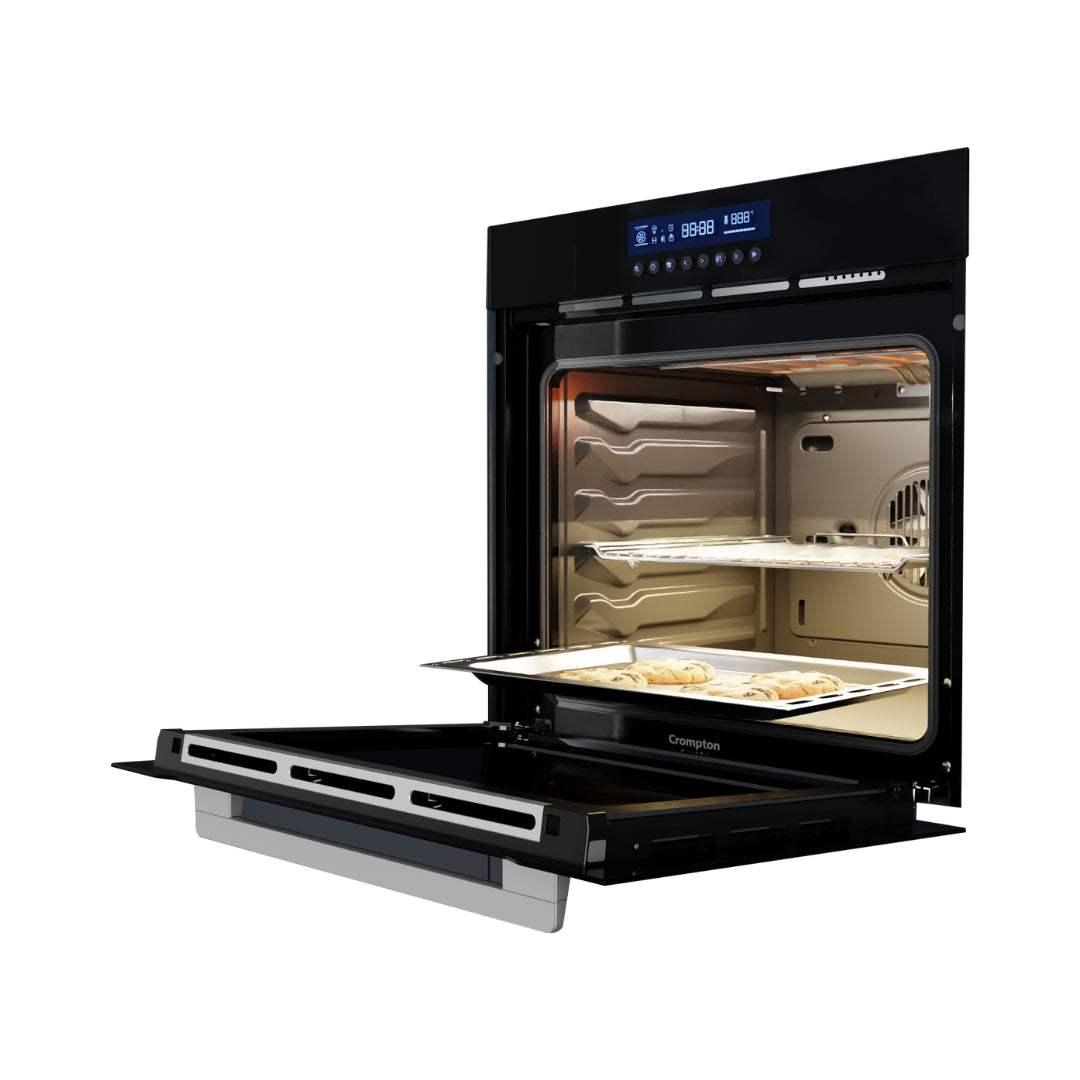 Crompton Built In Oven GrandArt BIO-GAPYRPRO-78L + Crompton Built-In Convection Microwave GrandArt Series MWO-GACON25L-MBL