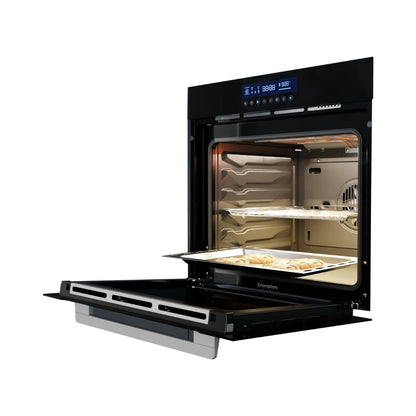 Crompton Built In Oven GrandArt BIO-GAPYRPRO-78L + Crompton Built-In Convection Microwave GrandArt Series MWO-GACON25L-MBL