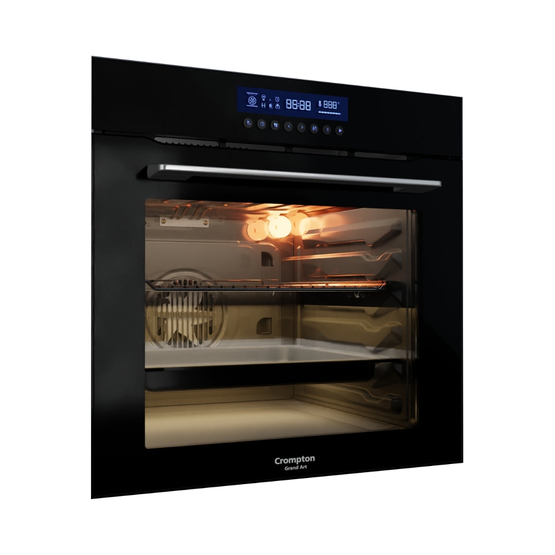 Crompton Built In Oven GrandArt BIO-GAPYRPRO-78L + Crompton Built-In Convection Microwave GrandArt Series MWO-GACON25L-MBL