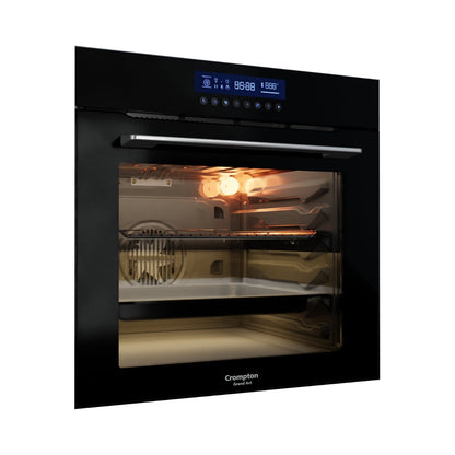 Crompton Built In Oven GrandArt BIO-GAPYRPRO-78L + Crompton Built-In Convection Microwave GrandArt Series MWO-GACON25L-MBL