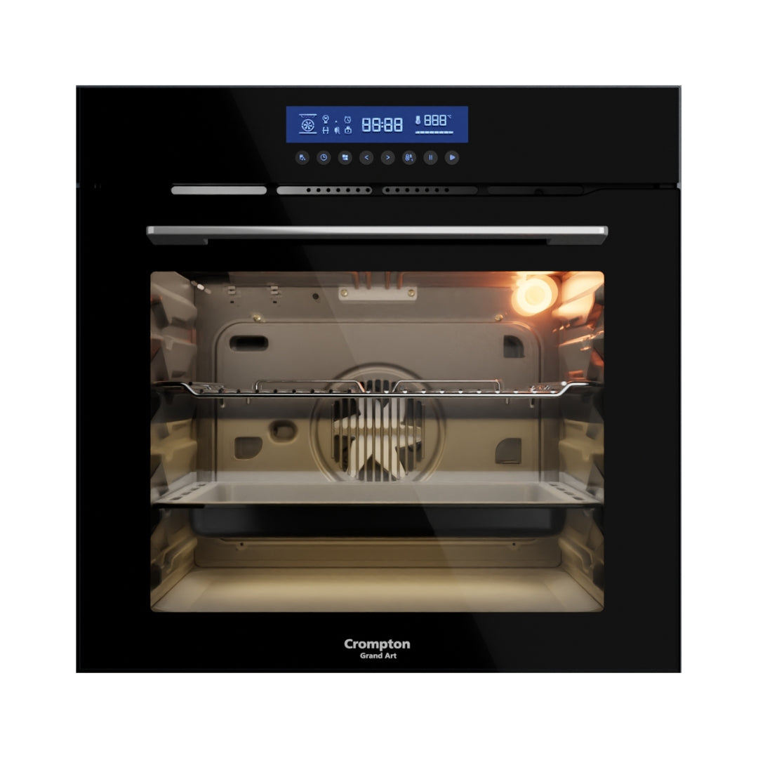 Crompton Built In Oven GrandArt BIO-GAPYRPRO-78L + Crompton Built-In Convection Microwave GrandArt Series MWO-GACON25L-MBL