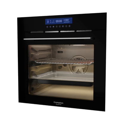 Crompton Built In Oven GrandArt BIO-GAPYRPRO-78L + Crompton Built-In Convection Microwave GrandArt Series MWO-GACON25L-MBL