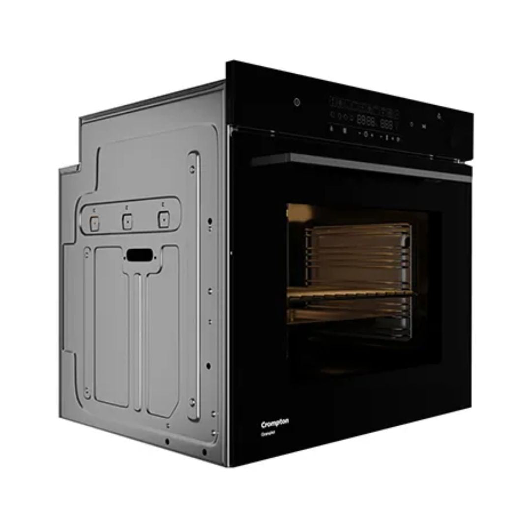 Crompton Built In Oven with Steam Assist BIO-GASTM78L-MBL + Crompton Built-In Convection Microwave GrandArt Series MWO-GACON25L-MBL