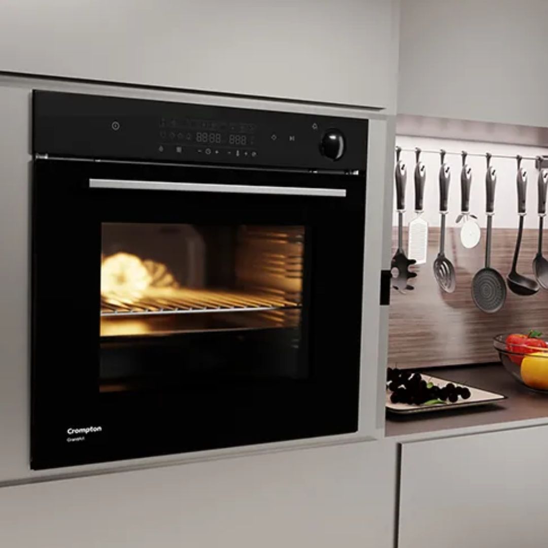 Crompton Built In Oven with Steam Assist BIO-GASTM78L-MBL